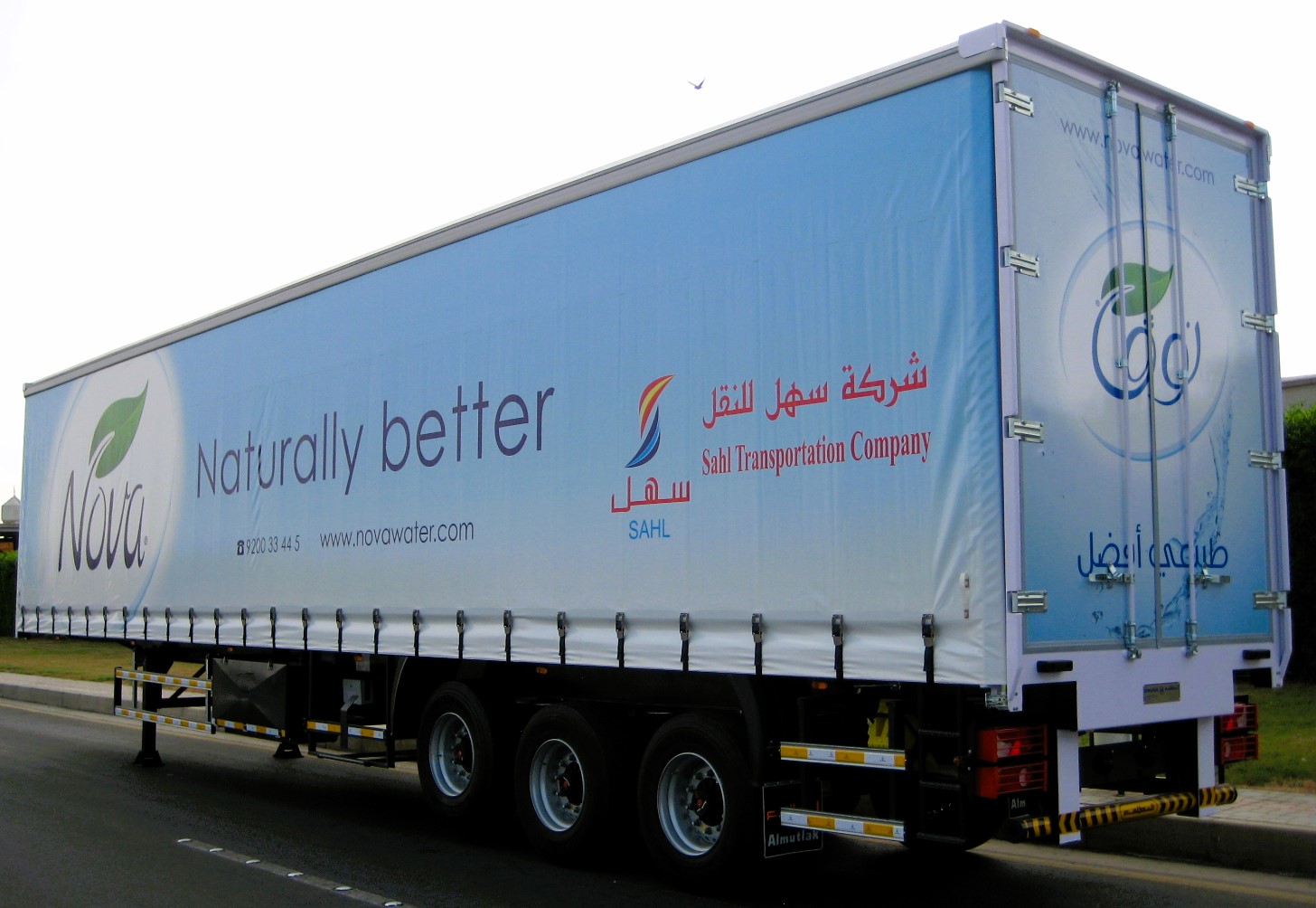 Curtain Side Semi Trailer